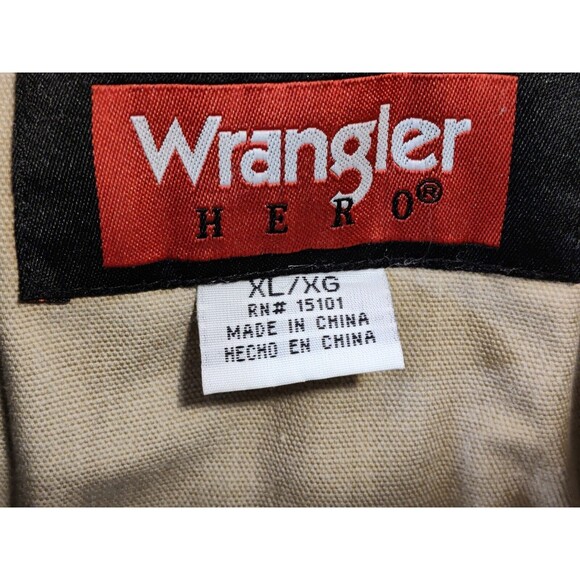 Wrangler Hero Sherpa Lined Denim Vest Size Men’s XL-Brown/Tan Color - Picture 3 of 12